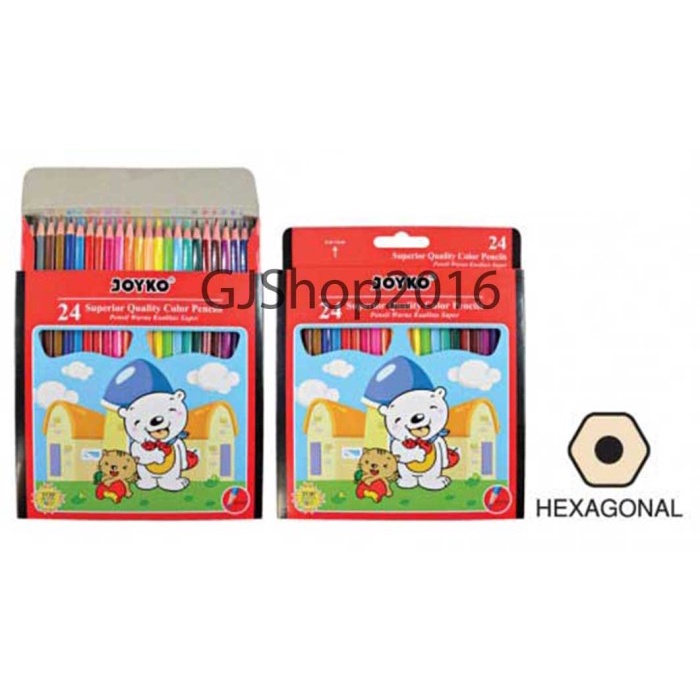 

Berkualitas Pensil Warna 24 Joyko Colour Pencil Cp-24Pb Diskon