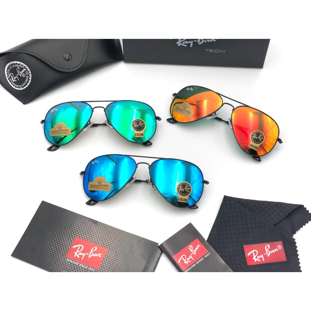 KACAMATA HITAM REYBAN AVIATOR POLARIZED ANTISILAU ANTIRADIASI OUTDOOR INDOOR BERSEPEDA BERKENDARA ME
