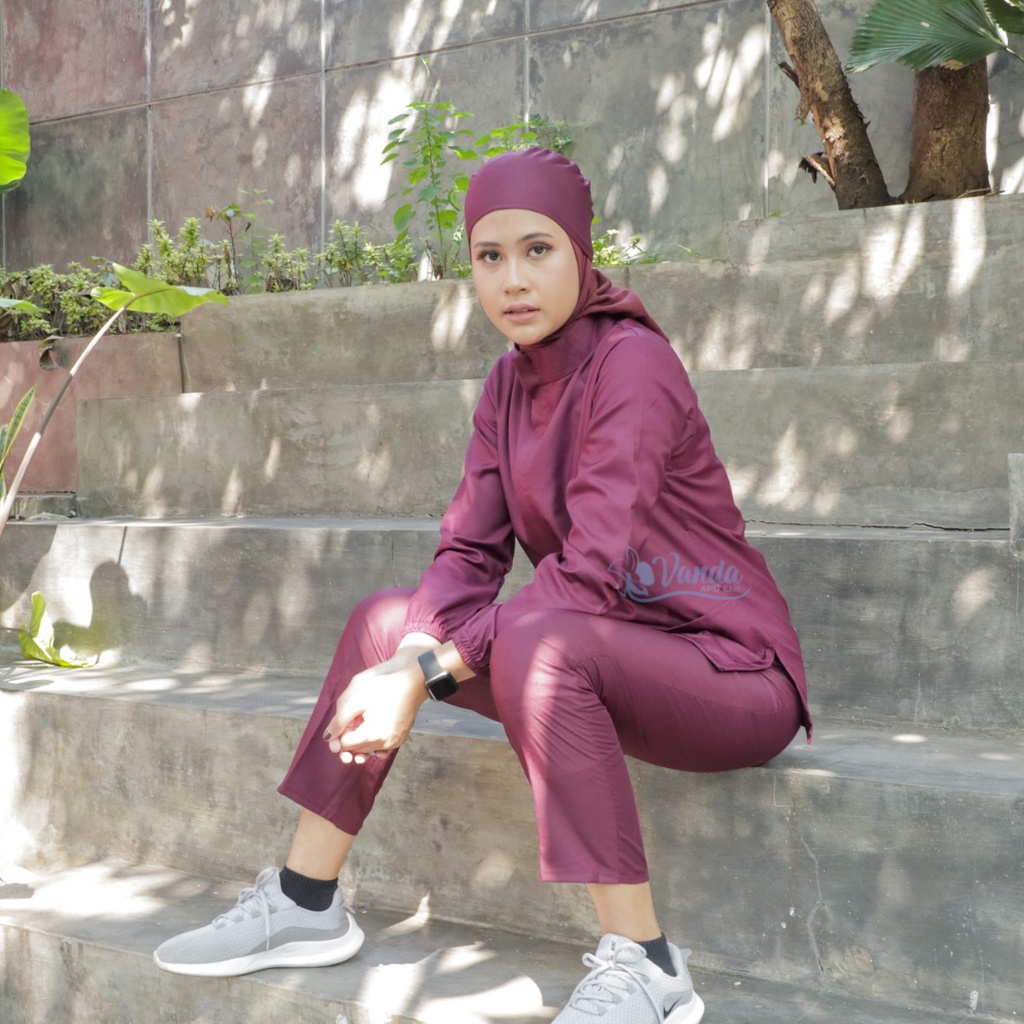 BAJU JAGA LENGAN PANJANG MODEL ZIPPER JUMBO /BAJU OK/BAJU SCRUB/SERAGAM PERAWAT