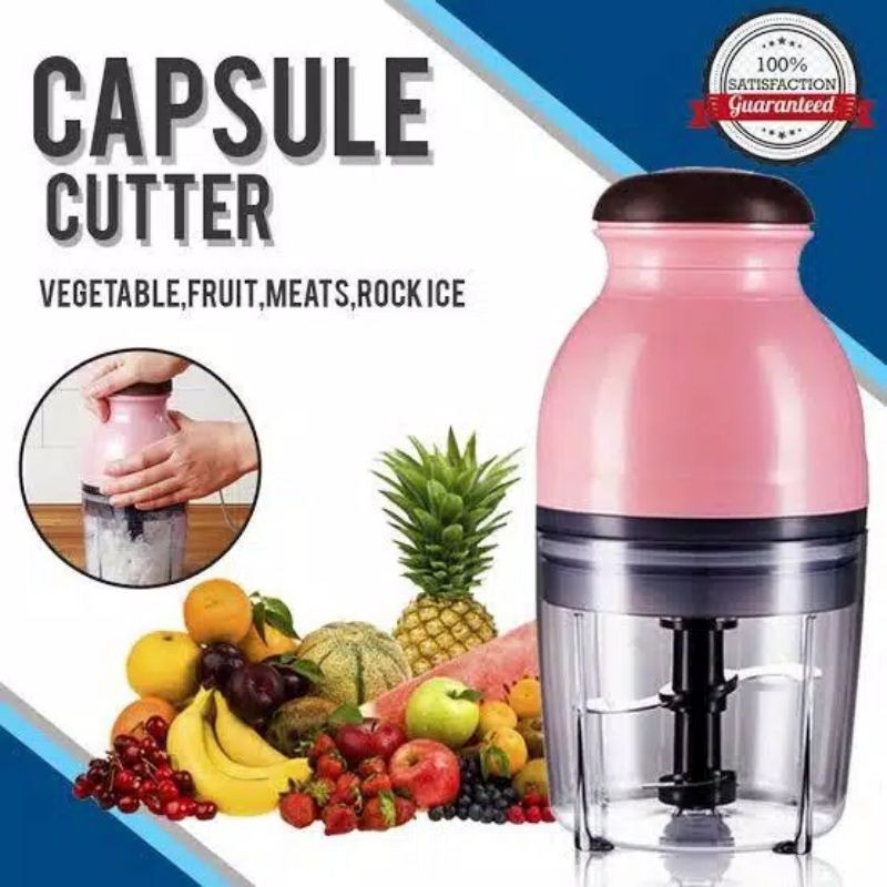 Blender Portable Mini Capsule Cutter Quatre - Blender Kapsul - Food Chopper Makanan