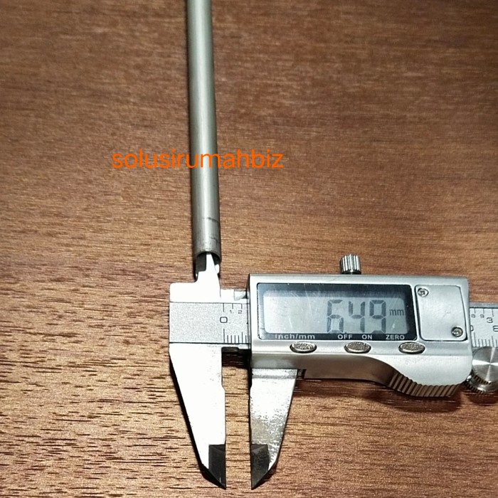 pipa aluminium id 6.5mm 6mm 6 mm an +- panjang per10cm potongan potong