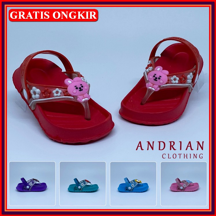 New Sandal Anak Cewek Lubery Hak Kaca Sdl Pesta Perempuan Hak Tahu Heels Platform Sandal Jepit Anak 