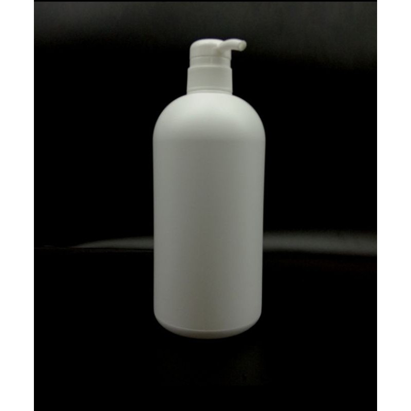 Botol pump 1000 ml putih / botol pump 1 Liter putih / botol pump hdpe 1000ml