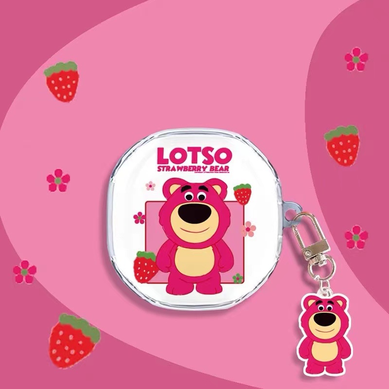 Baseus Enco WM01 Case TPU Motif Kartun Cover Proteksi Earphone TWS Bluetooth Dengan Kait