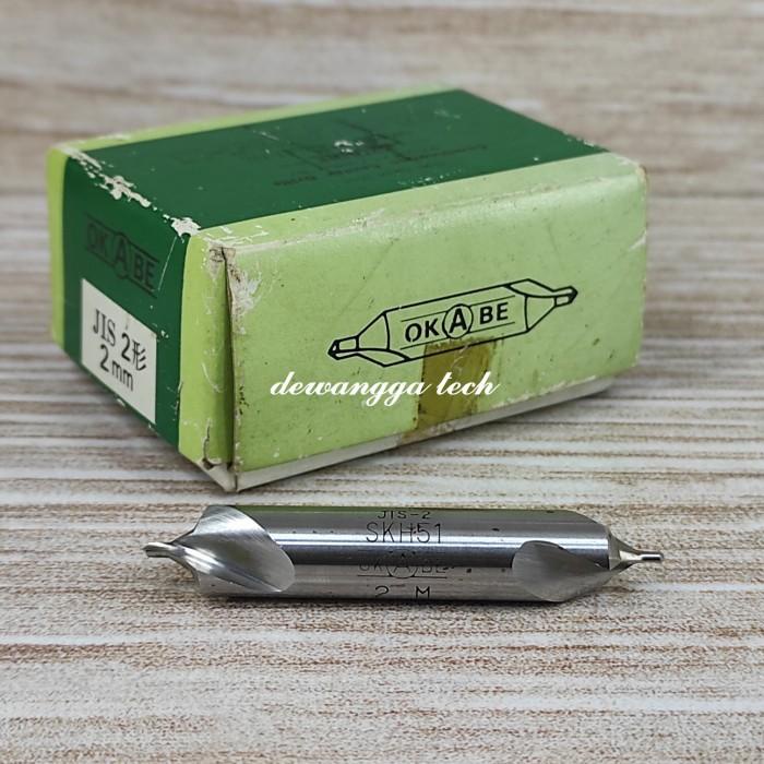 Jual Bubut Okabe Cd 2X60X10 Center Drill 2Mm X 60 X 10Mm Japan Mata Bor Awalan Shopee Indonesia