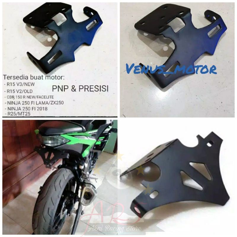 New TAIL TIDY R15 GSX NINJA250 CBR / SPAKBOR BELAKANG/BREKET PLAT R15