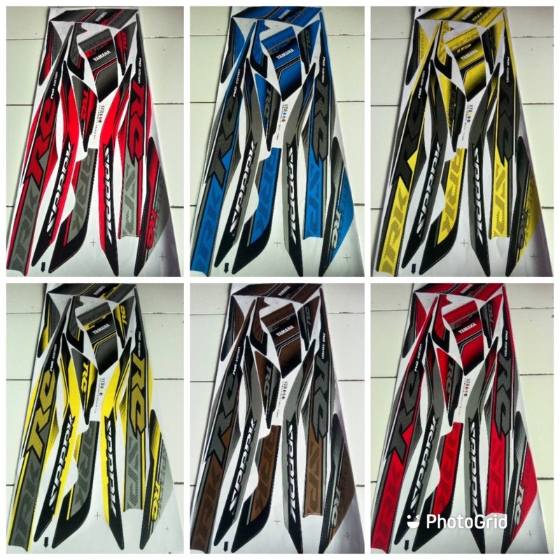 (Bisa COD) Striping Stiker Variasi Thailand Motor Yamaha Jupiter Z1 - Spark RC