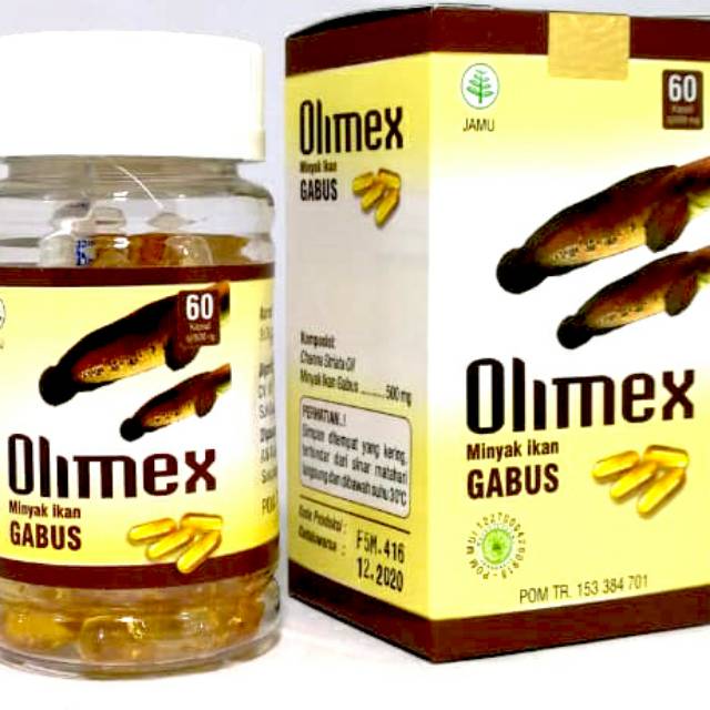 Kapsul Minyak Ikan Gabus Olimex