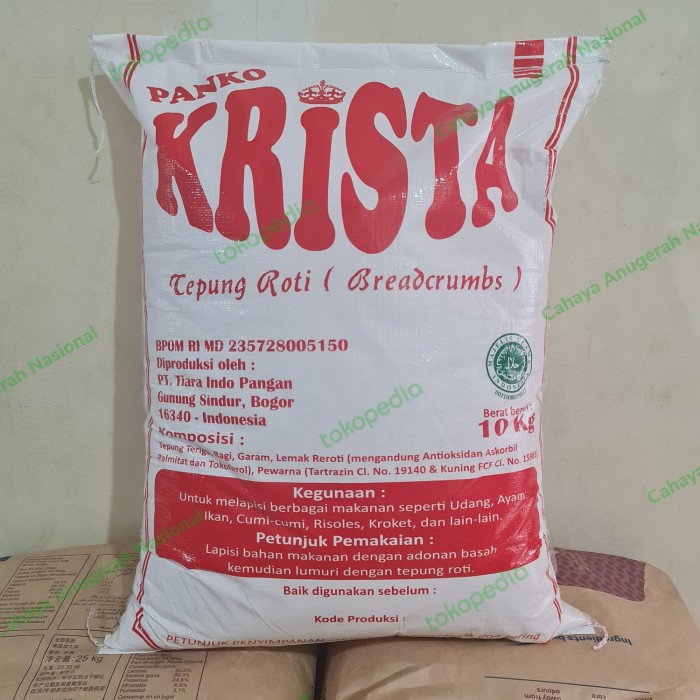 

PROMO [COD] KRISTA Tepung Roti WHITE 10 KG