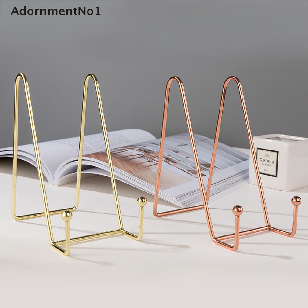 (AdornmentNo1) Rak Stand Display Buku / Foto Warna Rose Gold