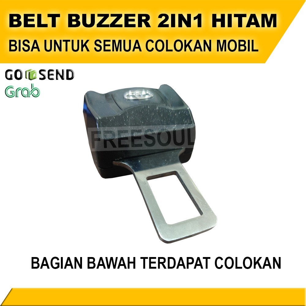 Colokan Safety Belt Model 2in1 Premium - Belt Buzzer - Colokan Seatbelt Atas Bawah