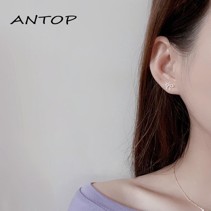 Anting Stud Bahan S925 Silver Untuk Wanita