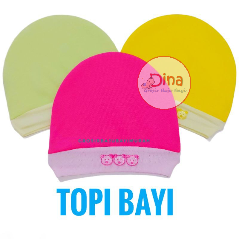 topi bayi BULAT perlengkapan bayi baru lahir