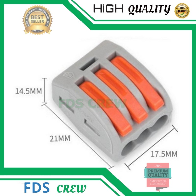 Terminal Listrik Stop Kontak Kabel Sambungan PCT Konektor 2/3/4/5/8 pin Terminal LT 422 623