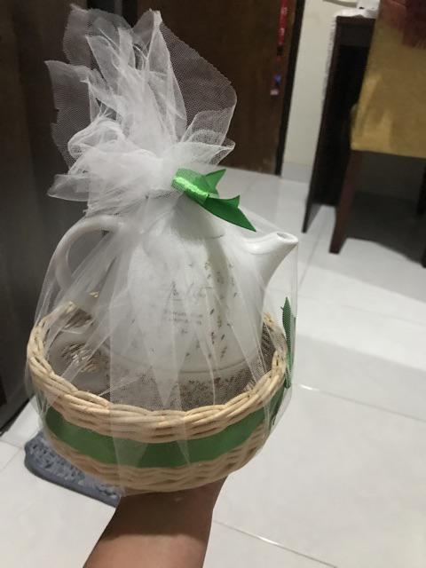 Pouch Nawolo Bambu + Brush Pembersih + 2 Sedotan Bambu / Souvenir