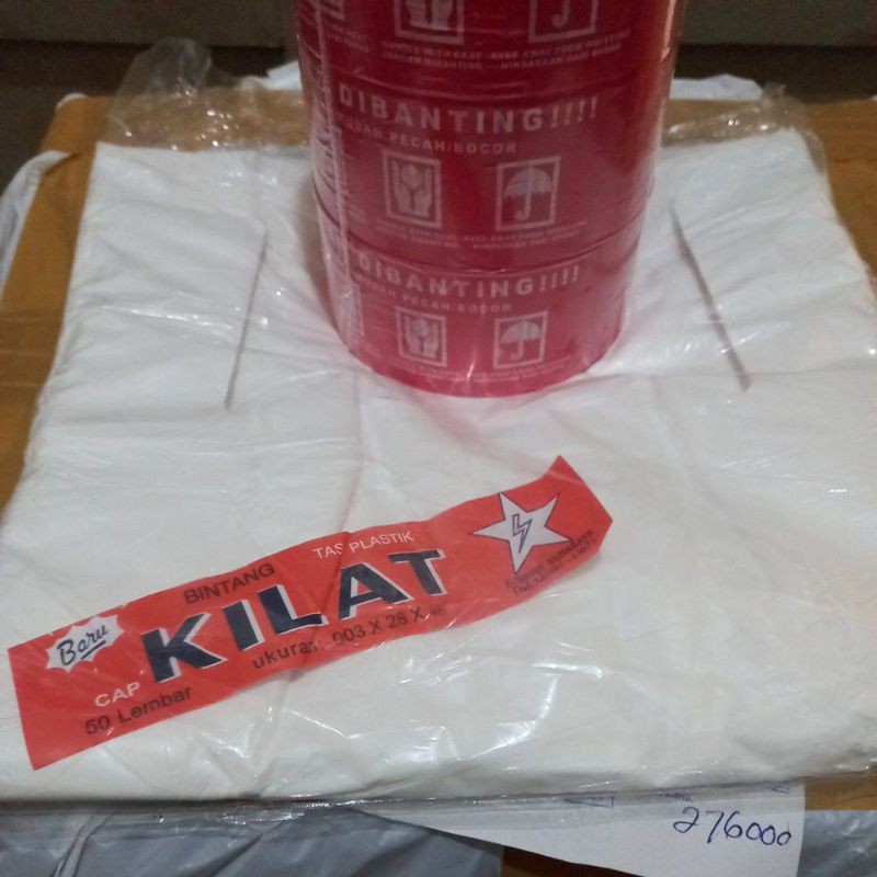 TAS PLASTIK TEBAL KANTONG KRESEK ukuran 003x28x48