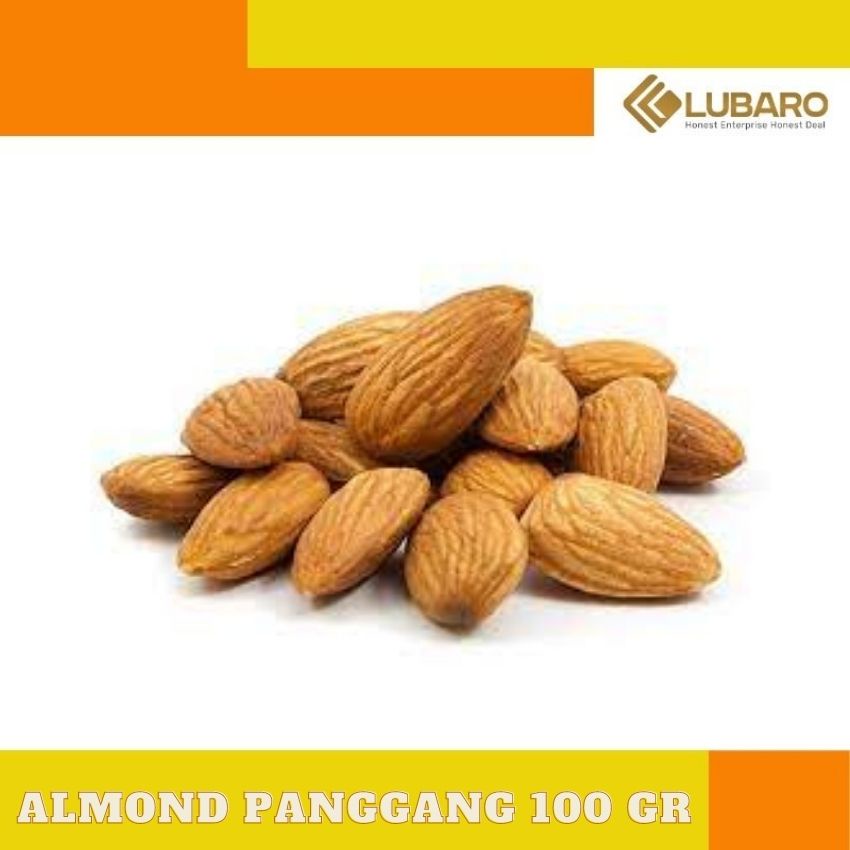 

LUBARO ROASTED ALMOND PANGGANG 100 GR