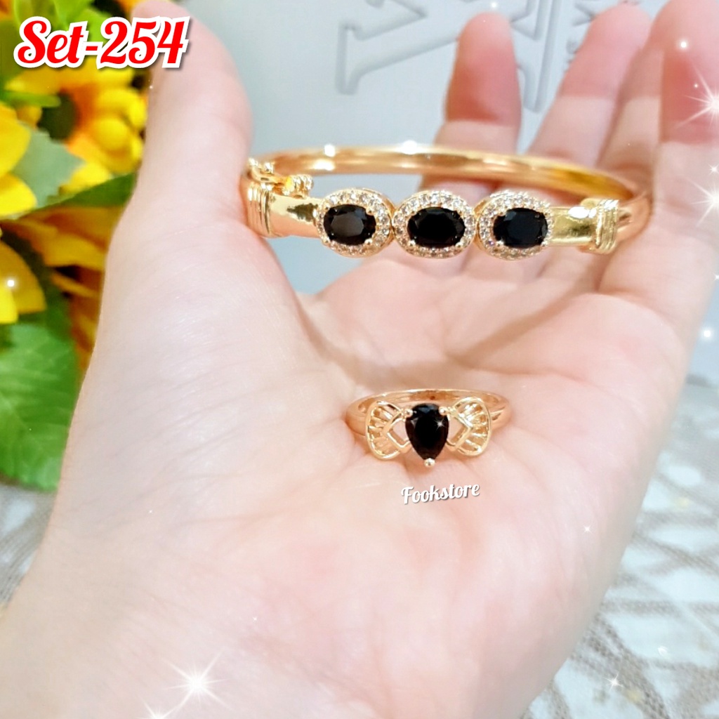 SET GELANG WANITA GRATIS CINCIN / ANTING KITTY CANTIK