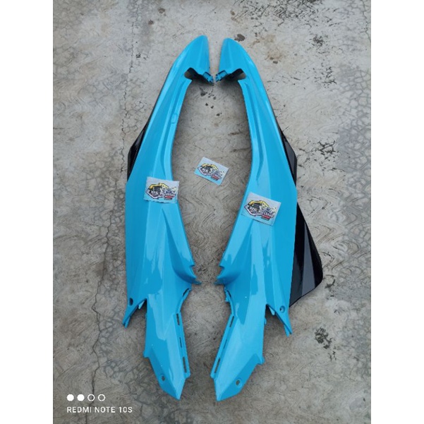 Cover Body Belakang Satria Fu Facelift Fl Kanan Kiri Biru