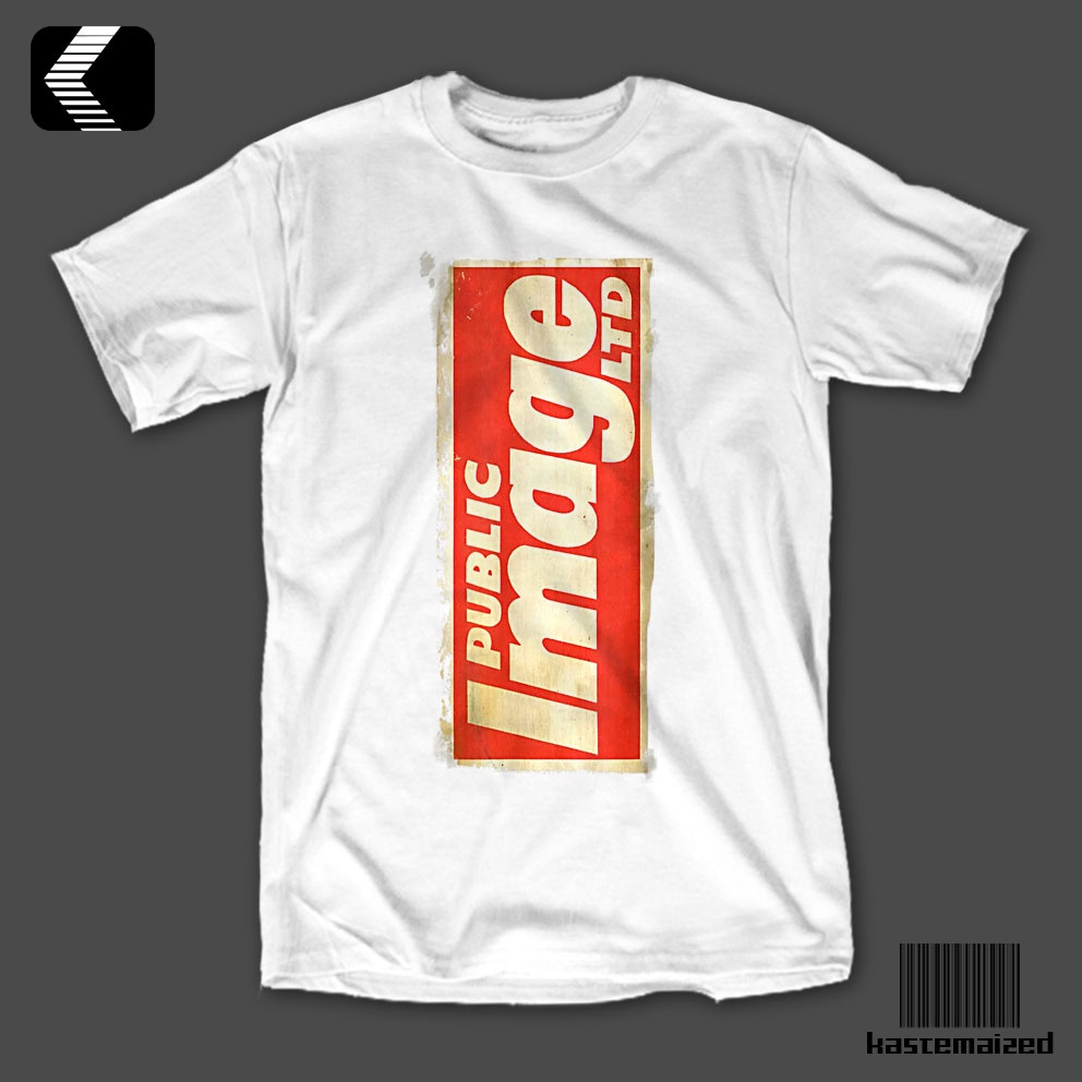 Kaos Band PUBLIC IMAGE Ltd PiL - WHITE NEWS LOGO