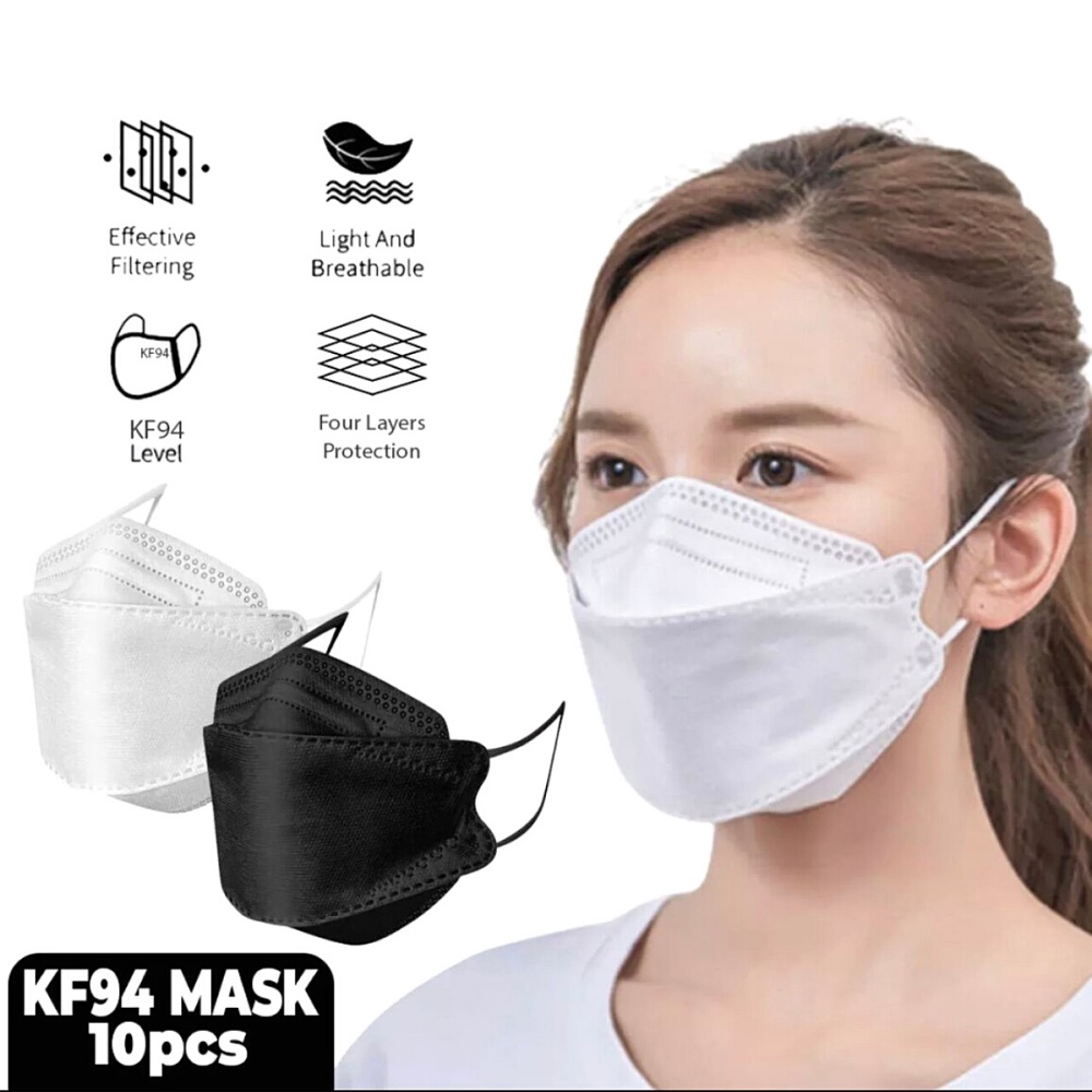 Masker Korea KF94 4Ply Evo 3D Protection Mask Mouson Sachet Isi 10pcs