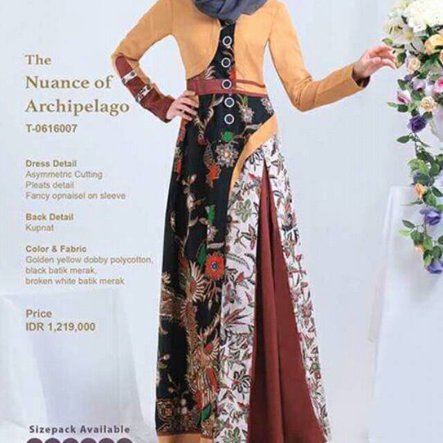 Model Gamis Tuneeca  Batik 