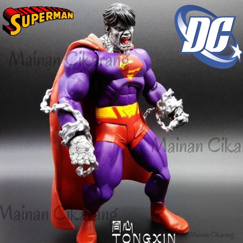 ACTION FIGURE SUPERMAN SERIES  BIZZARO ORIGINS/ ORIGINAL DC COMIC MAINAN CIKARANG