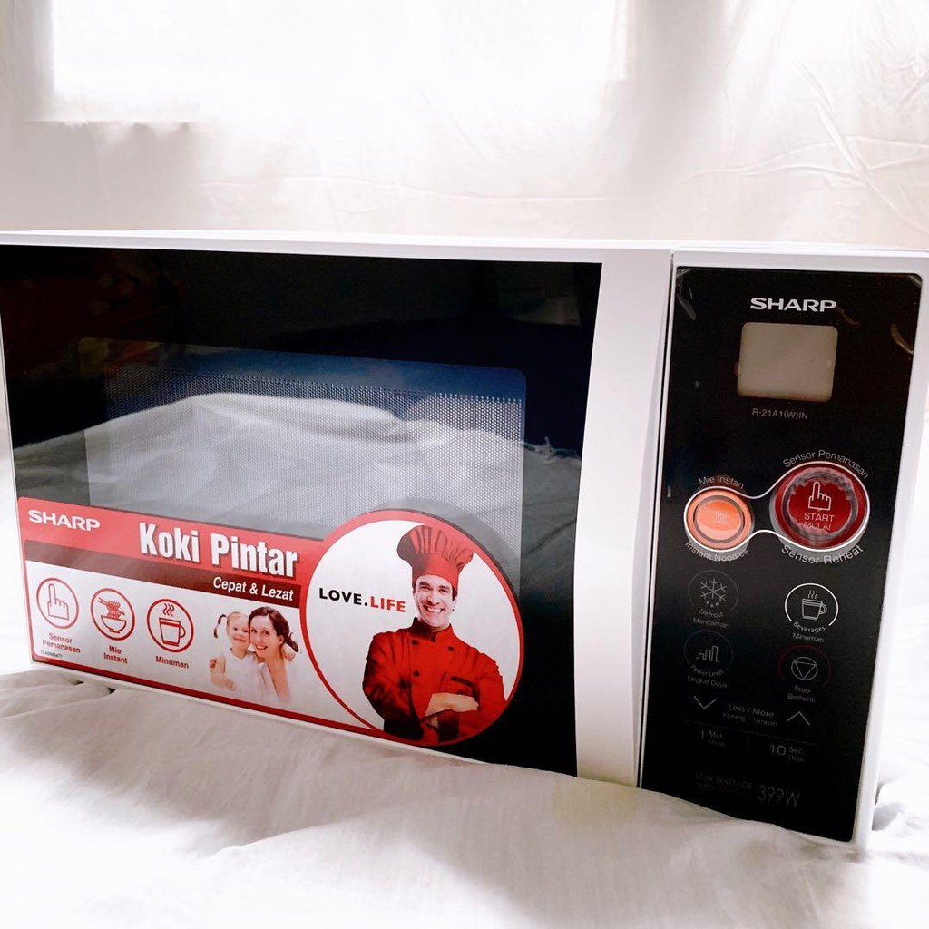 Microwave Oven Sharp R- 21A1 (W) Low Watt (399 watt)