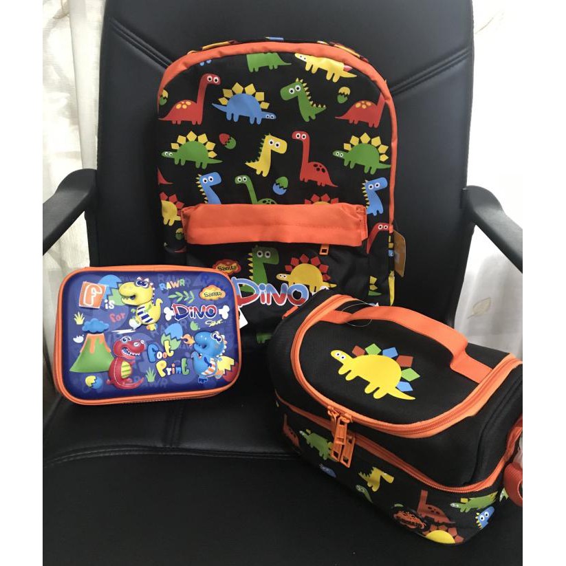 

sanwa school set lengkap - tas backpack pencil case lunch bag sry77