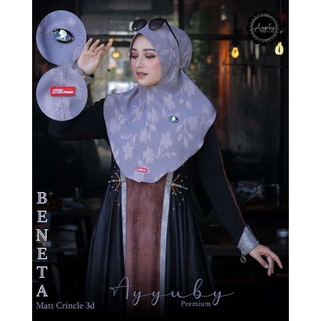 HIJAB BERGO PED BANETA PREMIUM AYYUBY