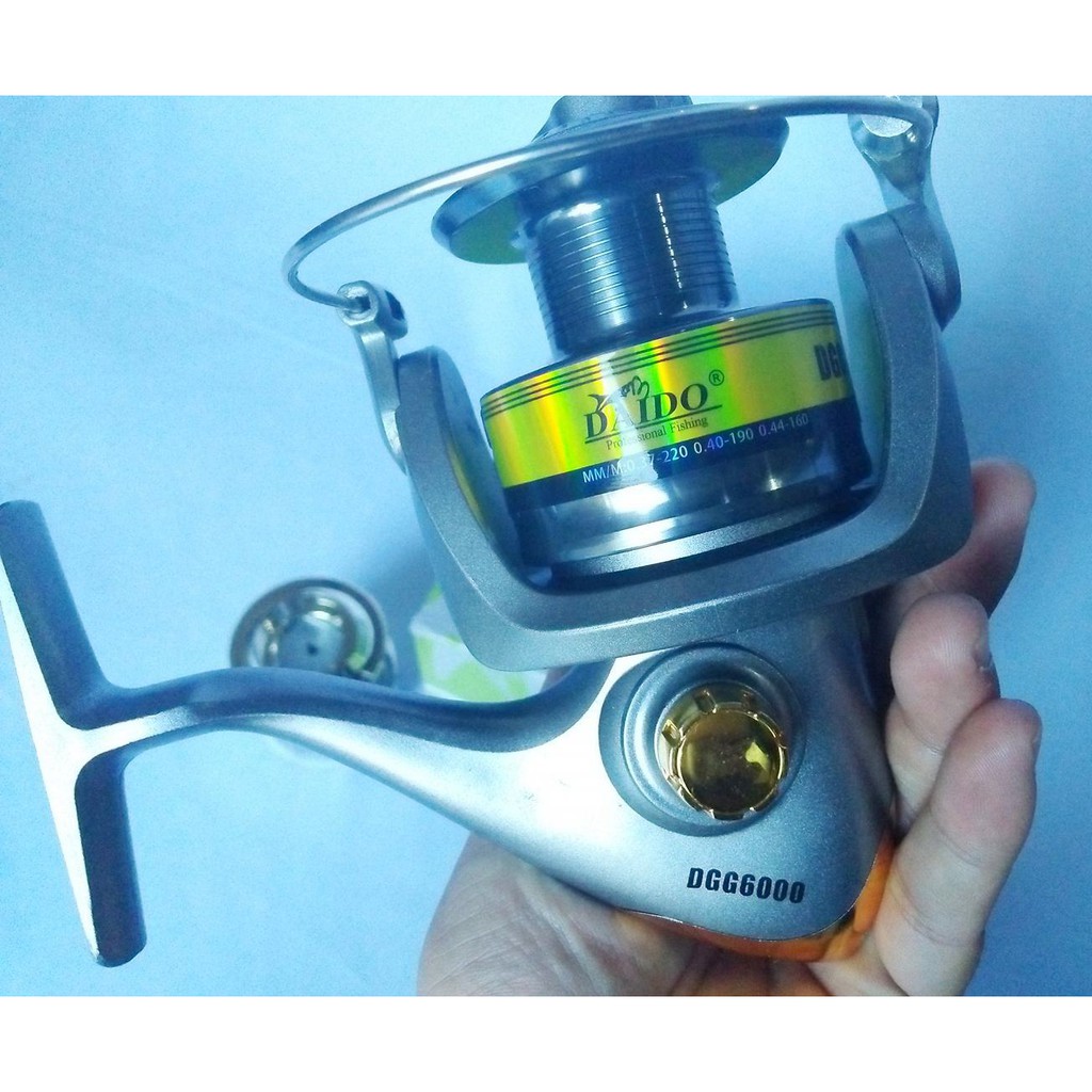 REEL DAIDO KINGKONG SPIN 6000 DOUBLE SPOOL. REEL MURAH  5 BALL BEARINGS
