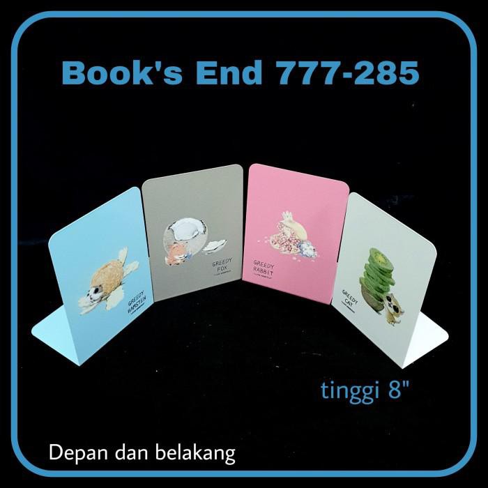 

Sos Book End 777- 285 / Pembatas Buku Besi / Pembatas Buku - Putih