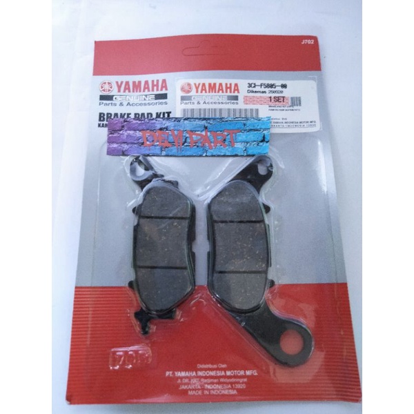 kampas rem depan 3C1 Mio j Mio sporty Mio smile Mio soul karbu.ori lokal