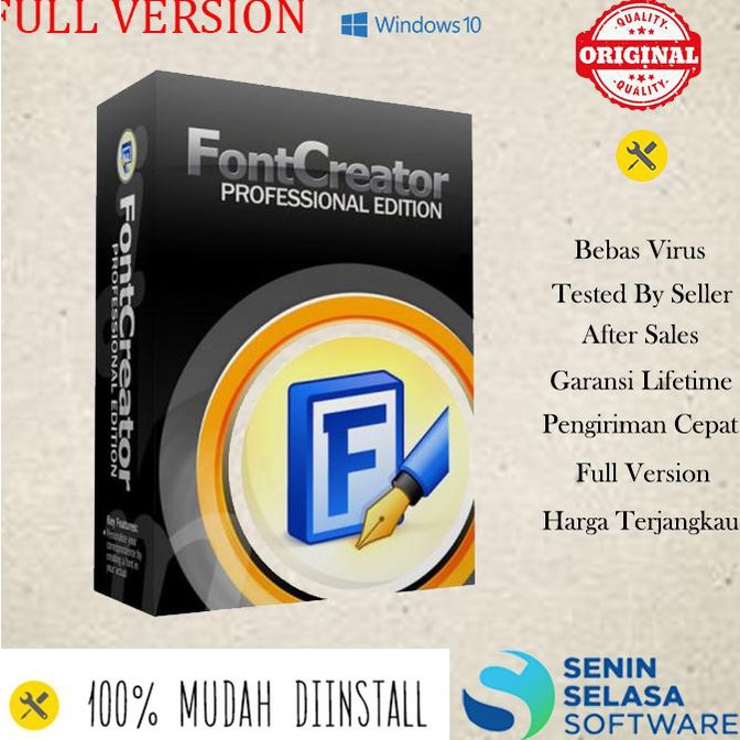 Software Membuat Font: High-Logic FontCreator 14 [WIN]