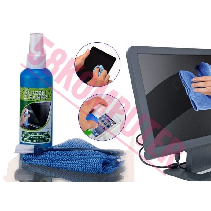 Cairan Pembersih Layar Monitor Computer Pembersih Layar Handphone LCD Lensa Kamera Cleaning Kit