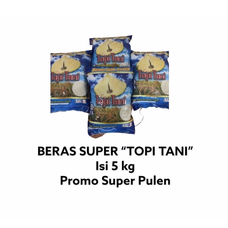 

Beras Super Cap Topi Tani 5kg isi 1 pax