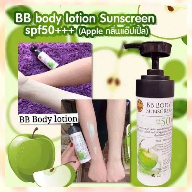 (READY STOCK) Arbutina - BB Body Lotion Sunscreen | Apple | Mix Fruit | Tabir surya SPF 50