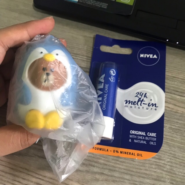 Nivea lip care line zoo special edition