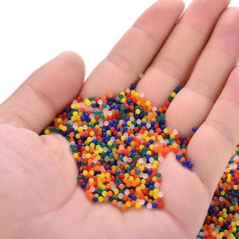 HYDROGEL WATER BEADS WATERBEAD ORBEEZ HIDROGEL MEDIA TANAM AIR