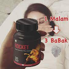 ROCKET ( Terlaris ) ROCKET Obat Herbal Kuat Stamina Pria Tahan Lama Asli Original BPOM