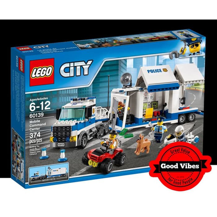 LEGO 60139 Mobile Command Center - Lego Mobil Lego Polisi