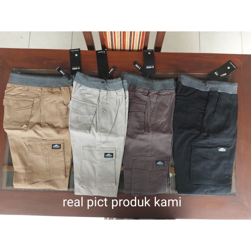 CELANA CARGO PANJANG PRIA UKURAN 27-38 PREMIUM QUALITY SLIMFIT