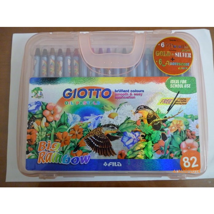 

PASTEL-DRY-OIL- GIOTTO OIL PASTEL 82 WARNA - 295300 -OIL-DRY-PASTEL.