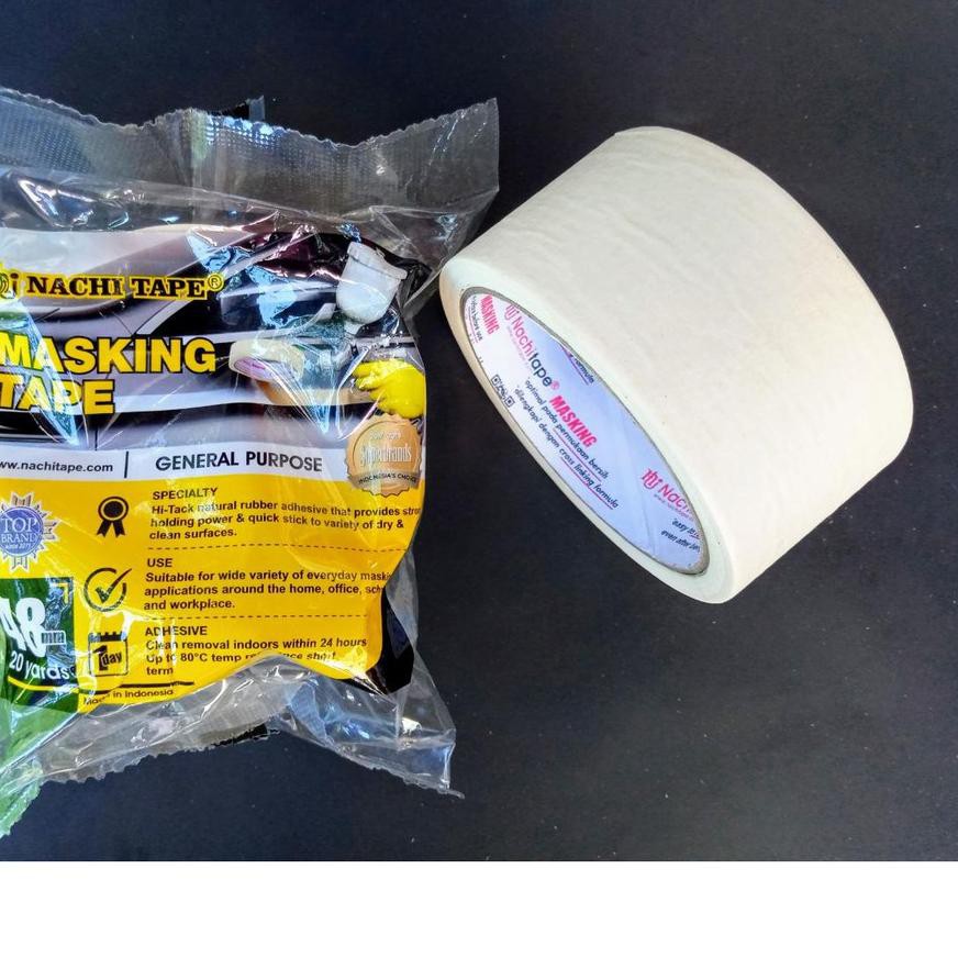 

PROMO BESAR (qee-288) Isolasi kertas Nachi 2 inch / 48mm x 20 yard