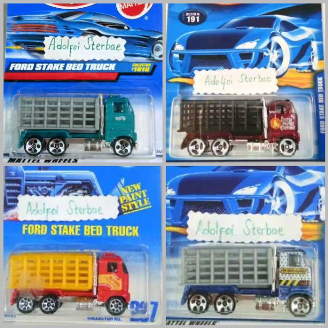 hot wheels ford stake bed truck