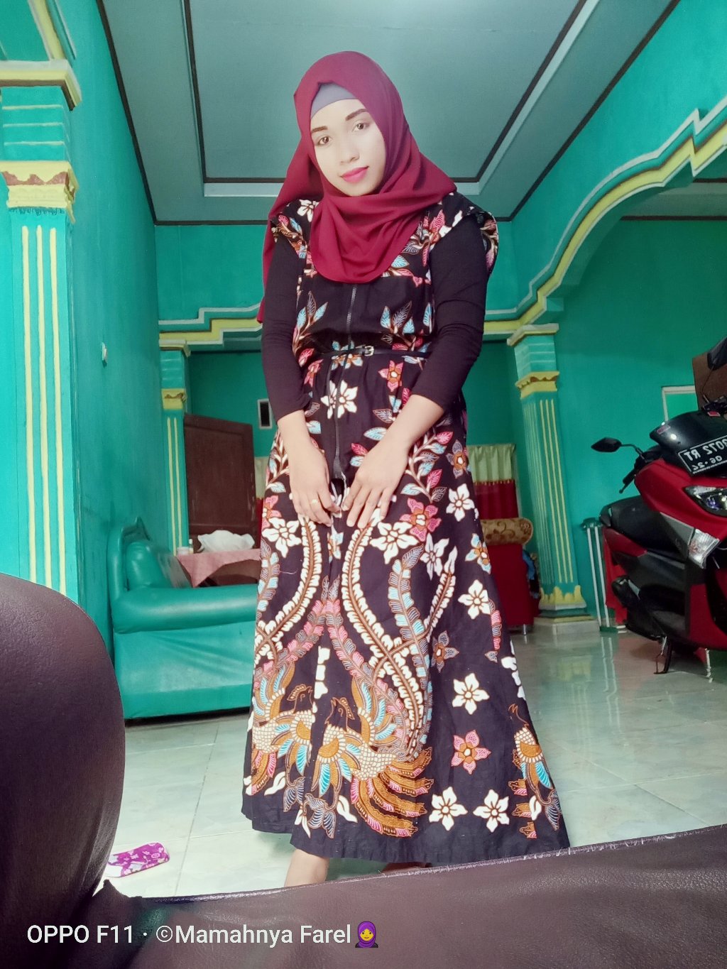 Batik Couple Keluarga Sania Ruffle Ori Ndoro Jowi Dnt