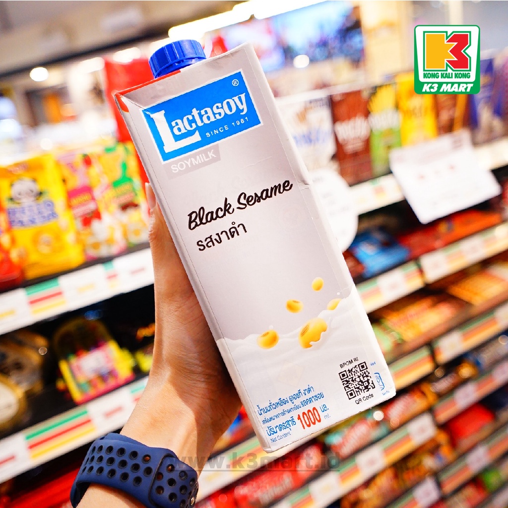 

Lactasoy Soymilk Black Sesame 1l