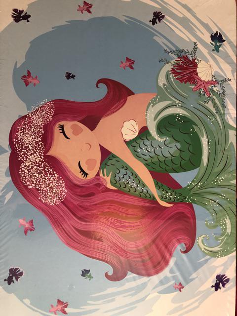 Mikado Folding Table Meja Lipat Medium 60x40cm Mermaid