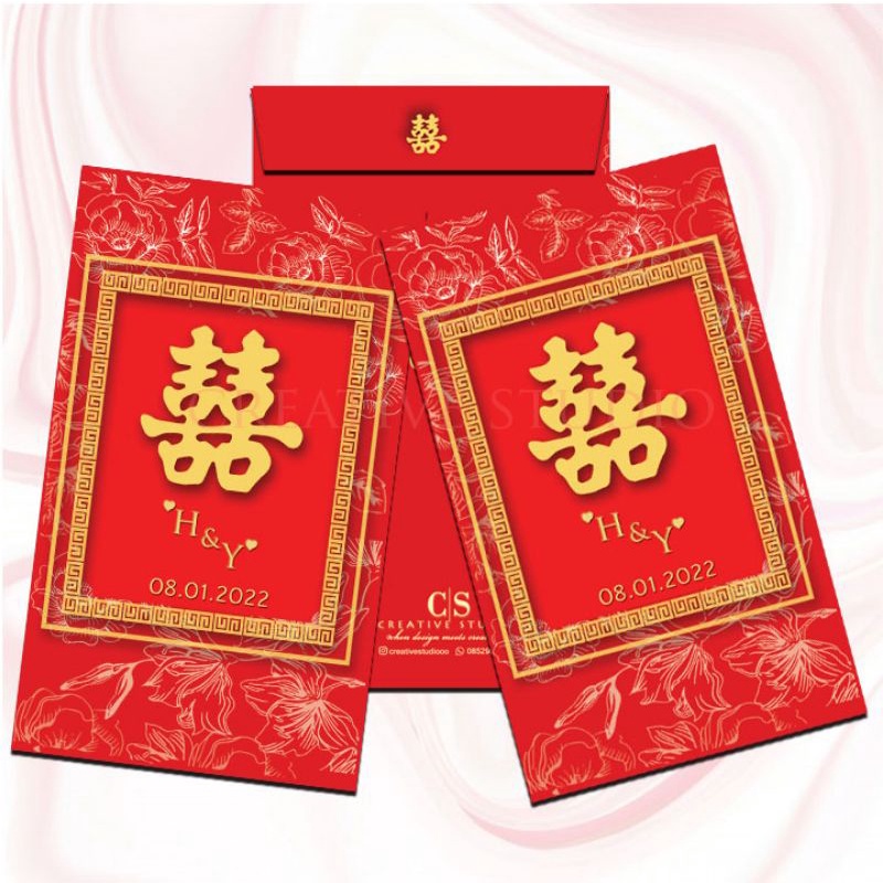

F #J010 CUSTOM ANGPAO WEDDING/SANGJIT/ENGAGEMENT MODERN