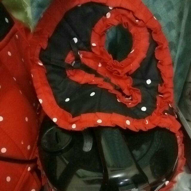 [murah] Homeset / Taplak Meja - Dottie Onyx Mix Fusia